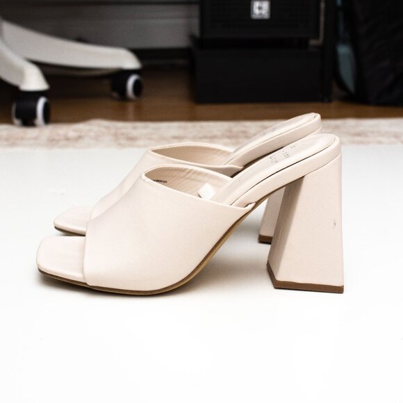 A New Day Ivory Mules - Picture 4 of 5